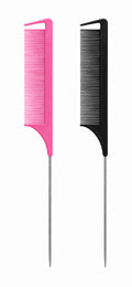Puntkam roze of zwart