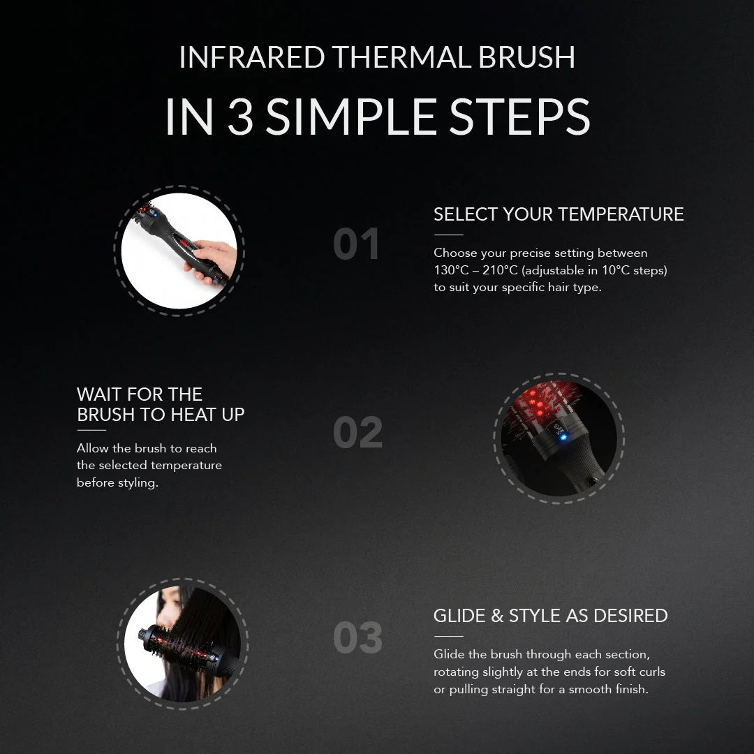 Max Pro Infrared Thermal Brush 38mm